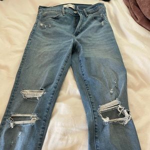 Abercrombie super skinny high rise